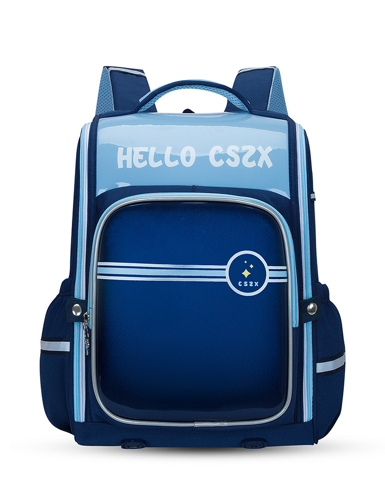 sac à dos scolaire classique bleu